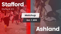 Matchup: Stafford vs. Ashland  2016