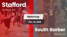 Matchup: Stafford vs. South Barber  2016
