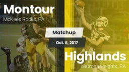 Matchup: Montour vs. Highlands  2017