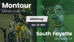 Matchup: Montour vs. South Fayette  2017