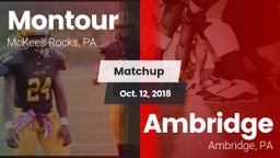 Matchup: Montour vs. Ambridge  2018