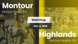 Matchup: Montour vs. Highlands  2019