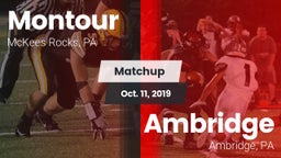 Matchup: Montour vs. Ambridge  2019