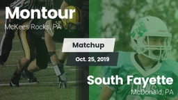 Matchup: Montour vs. South Fayette  2019