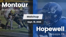 Matchup: Montour vs. Hopewell  2020
