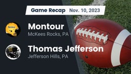 Recap: Montour  vs. Thomas Jefferson  2023