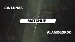 Matchup: Los Lunas vs. Alamogordo  - Boys Varsity Football 2016