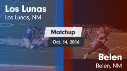 Matchup: Los Lunas vs. Belen  2016