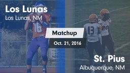 Matchup: Los Lunas vs. St. Pius  2016