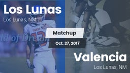 Matchup: Los Lunas vs. Valencia  2017