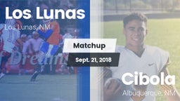 Matchup: Los Lunas vs. Cibola  2018