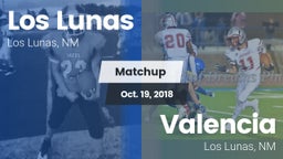 Matchup: Los Lunas vs. Valencia  2018