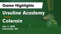 Ursuline Academy vs Colerain  Game Highlights - Oct. 3, 2020