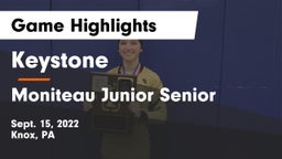 Keystone  vs Moniteau Junior Senior  Game Highlights - Sept. 15, 2022