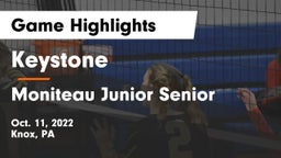 Keystone  vs Moniteau Junior Senior  Game Highlights - Oct. 11, 2022