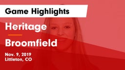 Heritage  vs Broomfield  Game Highlights - Nov. 9, 2019