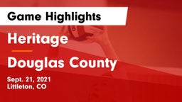 Heritage  vs Douglas County  Game Highlights - Sept. 21, 2021