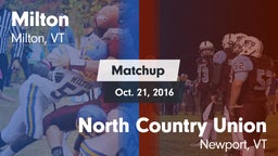 Matchup: Milton vs. North Country Union  2016