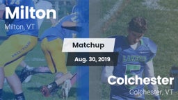 Matchup: Milton vs. Colchester  2019
