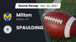 Recap: Milton  vs. SPAULDING 2021
