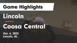 Lincoln  vs Coosa Central  Game Highlights - Oct. 6, 2022