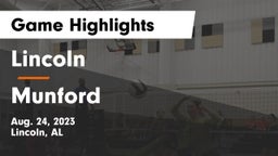 Lincoln  vs Munford  Game Highlights - Aug. 24, 2023