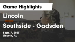 Lincoln  vs Southside  - Gadsden Game Highlights - Sept. 7, 2023