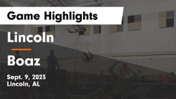 Lincoln  vs Boaz  Game Highlights - Sept. 9, 2023