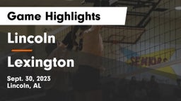 Lincoln  vs Lexington  Game Highlights - Sept. 30, 2023