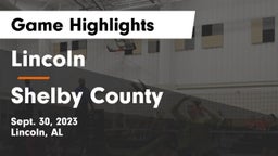 Lincoln  vs Shelby County Game Highlights - Sept. 30, 2023