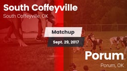Matchup: South Coffeyville vs. Porum  2017