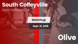 Matchup: South Coffeyville vs. Olive 2018