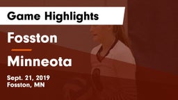 Fosston  vs Minneota  Game Highlights - Sept. 21, 2019
