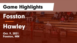 Fosston  vs Hawley  Game Highlights - Oct. 9, 2021