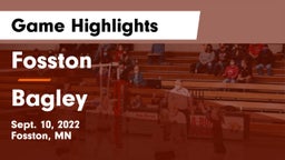 Fosston  vs Bagley  Game Highlights - Sept. 10, 2022