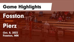 Fosston  vs Pierz  Game Highlights - Oct. 8, 2022