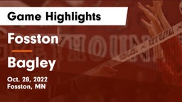 Fosston  vs Bagley  Game Highlights - Oct. 28, 2022