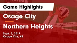 Osage City  vs Northern Heights  Game Highlights - Sept. 3, 2019