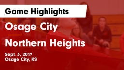 Osage City  vs Northern Heights  Game Highlights - Sept. 3, 2019