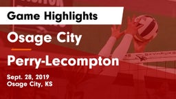 Osage City  vs Perry-Lecompton  Game Highlights - Sept. 28, 2019
