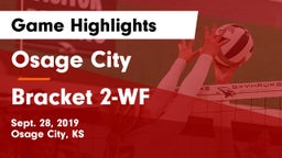 Osage City  vs Bracket 2-WF Game Highlights - Sept. 28, 2019
