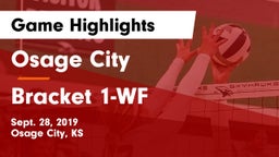 Osage City  vs Bracket 1-WF Game Highlights - Sept. 28, 2019
