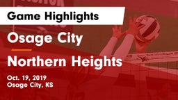 Osage City  vs Northern Heights  Game Highlights - Oct. 19, 2019