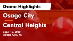 Osage City  vs Central Heights Game Highlights - Sept. 15, 2020