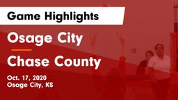 Osage City  vs Chase County Game Highlights - Oct. 17, 2020