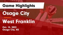 Osage City  vs West Franklin Game Highlights - Oct. 15, 2022
