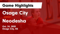 Osage City  vs Neodesha  Game Highlights - Oct. 24, 2020