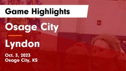 Osage City  vs Lyndon  Game Highlights - Oct. 3, 2023