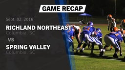 Recap: Richland Northeast  vs. Spring Valley  2016