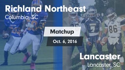 Matchup: Richland Northeast vs. Lancaster  2016
